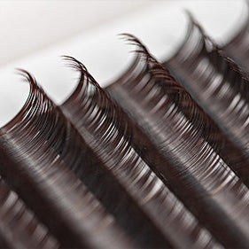 Braune Wimpern 0,07 für Professionelle Wimpernverlängerung Bogen C,D, M