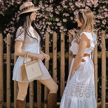 Tote Bag St. Tropez. Stylische Jute Tasche für Sommer. Top Seller!