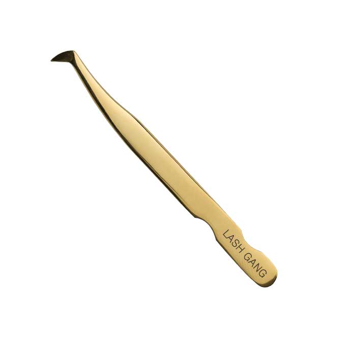 Wimpernpinzette typ Swan für professionelle wimpernstylistinen