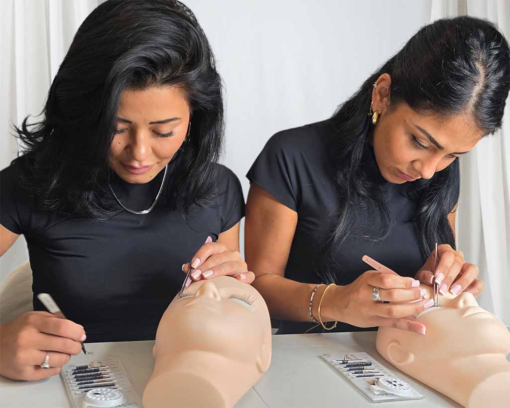 Wimpernschulung Teilnehmerin