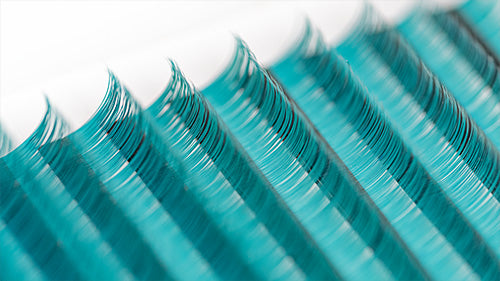 Turkis Wimpern 0,07 D Bogen für Professionelle Wimpernvernstylistinen