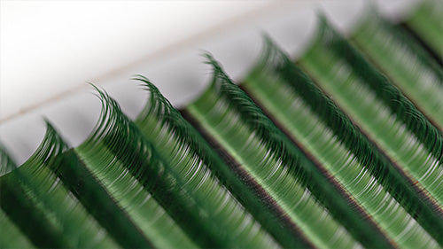 Grüne Wimpern 0,07 D Bogen für Professionelle Wimpernverlängerung
