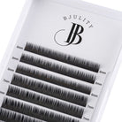 Palette schwarzer Wimpern für die untere Wimpernreihe