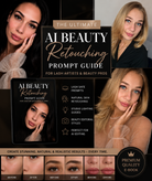 Kollage von vorhernachher-Bildern mit den Beauty-Content-Promts von BJULITY
