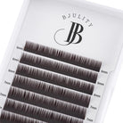 Palette brauner Wimpern für die untere Wimpernreihe